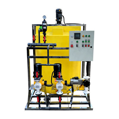 Xử lý nước thải Thiết bị định lượng tự động Pha trộn Pac / Pam Polyal nhôm clorua