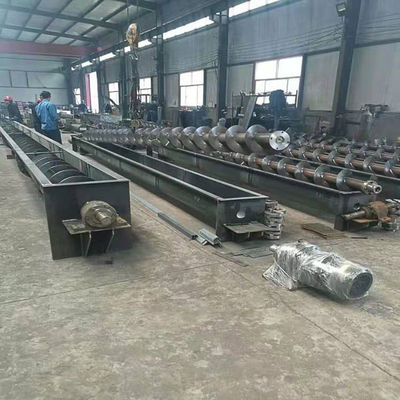 Máy cấp liệu trục vít bùn không trục công nghiệp SS304 U Groove