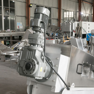 Máy khử nước bùn bằng thép không gỉ 304 Máy ép trục vít Công nghiệp tự động