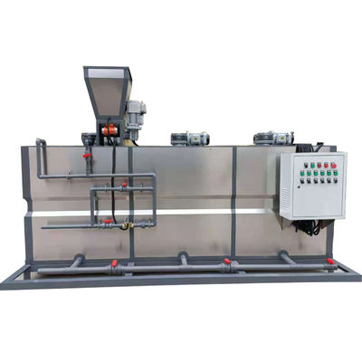 500L / H Ba hộp Tích hợp bột khô PAM Thiết bị định lượng tự động Xử lý nước thải