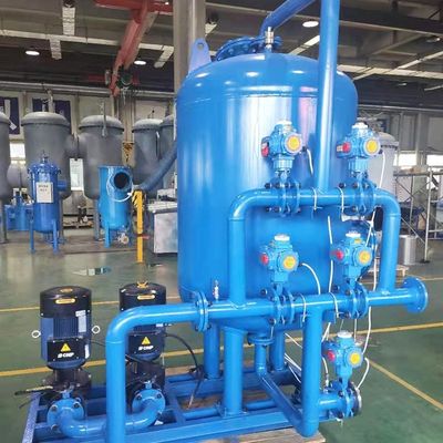 Bộ lọc đa phương tiện 30m3 / H bộ lọc cơ khí bằng thép không gỉ thạch anh cát thạch anh