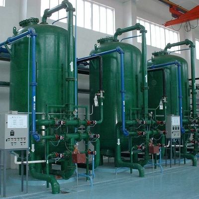 Bộ lọc đa phương tiện 30m3 / H bộ lọc cơ khí bằng thép không gỉ thạch anh cát thạch anh