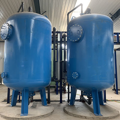 Bộ lọc đa phương tiện 30m3 / H bộ lọc cơ khí bằng thép không gỉ thạch anh cát thạch anh