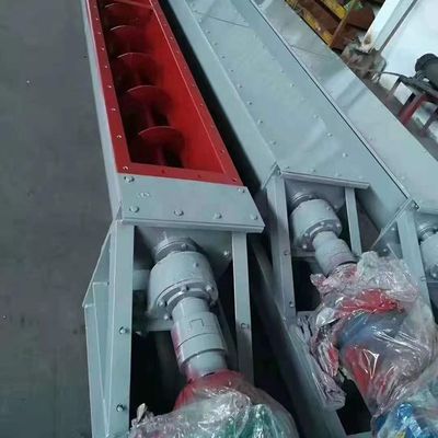 Băng tải trục vít bùn bằng thép cacbon Bột khô Vận chuyển xoắn ốc công nghiệp
