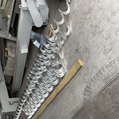 Nhà máy xử lý nước thải Băng tải xoắn ốc không trục Thiết bị băng tải cặn bã