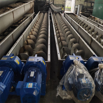 Nhà máy xử lý nước thải Băng tải xoắn ốc không trục Thiết bị băng tải cặn bã