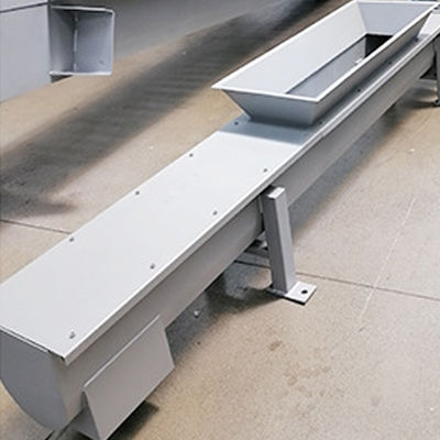 Băng tải trục vít hình chữ U không trục cho bê tông tro bùn hạt vữa