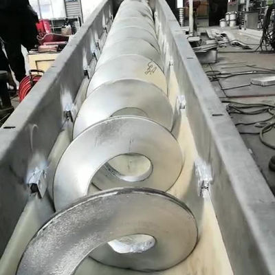 Băng tải trục vít loại U cho hạt quặng xi măng bùn