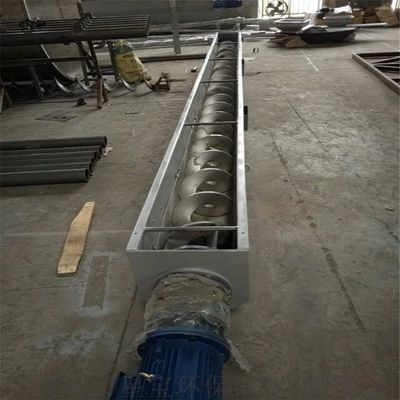 Băng tải trục vít nông nghiệp bằng thép không gỉ 304 Bộ cấp liệu không trục bằng thép carbon