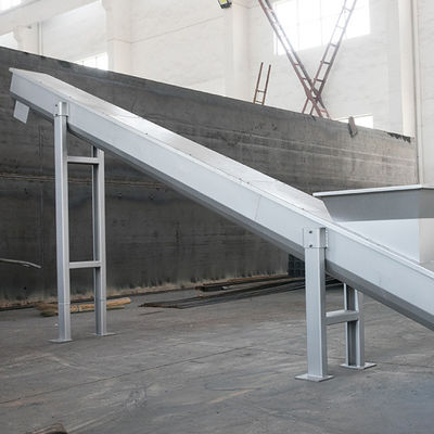 Băng tải trục vít không trục bằng thép không gỉ cho băng tải xoắn ốc hạt bột