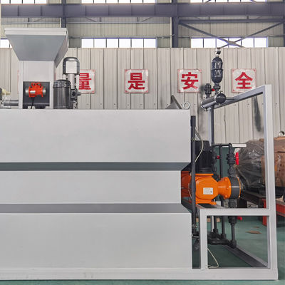 Thiết bị định lượng bột khô ba ngăn PAM/PAC tích hợp 4000L/H