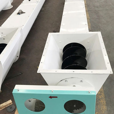 Băng tải trục vít không trục 1-40m Băng tải trục vít Auger để vận chuyển bùn thải dầu
