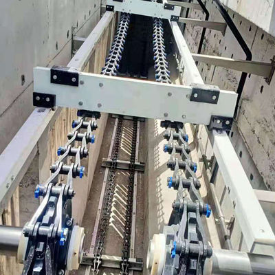 Hệ thống điều khiển PLC Máy cạo bùn phi kim loại Máy cạo xỉ tấm xích 1-18m