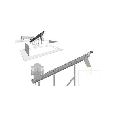 Thép không gỉ Auger Vật liệu dạng hạt xoắn ốc Băng tải trục vít hiệu quả cao