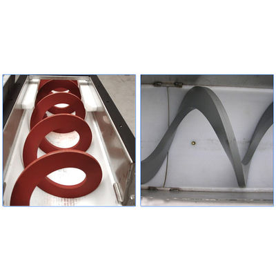 Băng tải trục vít nghiêng Ss di động 30t/H Băng tải trục vít bùn U Groove