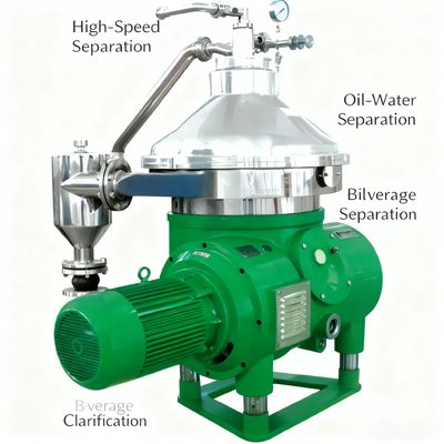 Máy ly tâm đĩa tự động để tách liên tục các giai đoạn rắn và lỏng trong công nghiệp