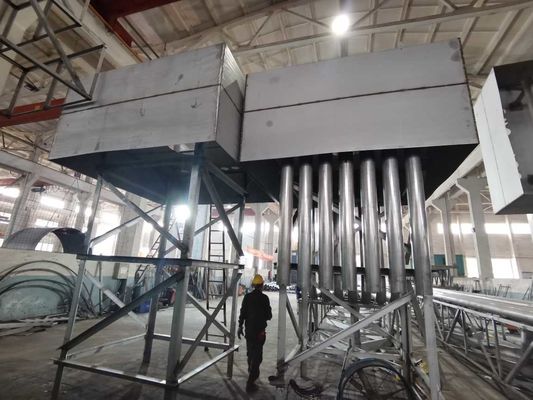 Máy nạo bùn cầu đi lại đường ống đôi được sử dụng cho nhà máy xử lý nước thải