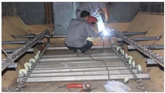 Hệ thống gạt xích 3m Thép carbon cho bể xử lý nước