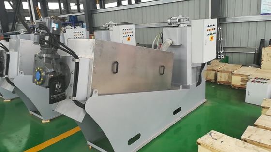 Máy khử nước bùn trục vít công nghiệp thực phẩm Thép không gỉ