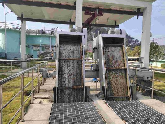 Màn hình thanh cơ 1500mm Máy phân tách chất lỏng rắn quay