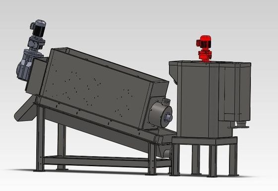 Máy khử nước bùn trục vít xếp chồng 100mm Cấp công nghiệp