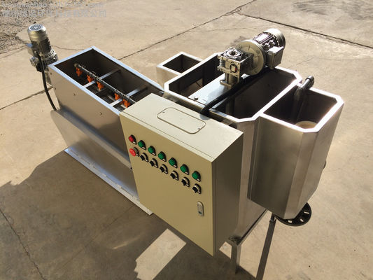 Máy khử nước bùn trục vít xếp chồng 100mm Cấp công nghiệp