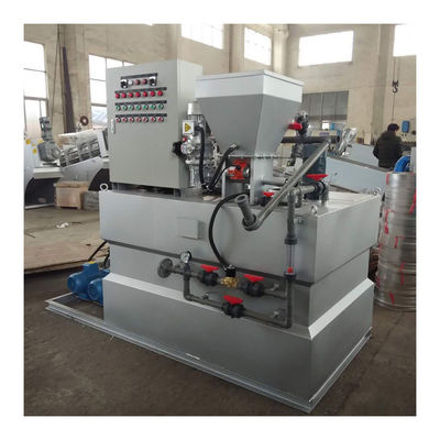 Hệ thống định lượng hóa chất Polymer lỏng dạng bột Xử lý nước thải tự động Tự trọng lực
