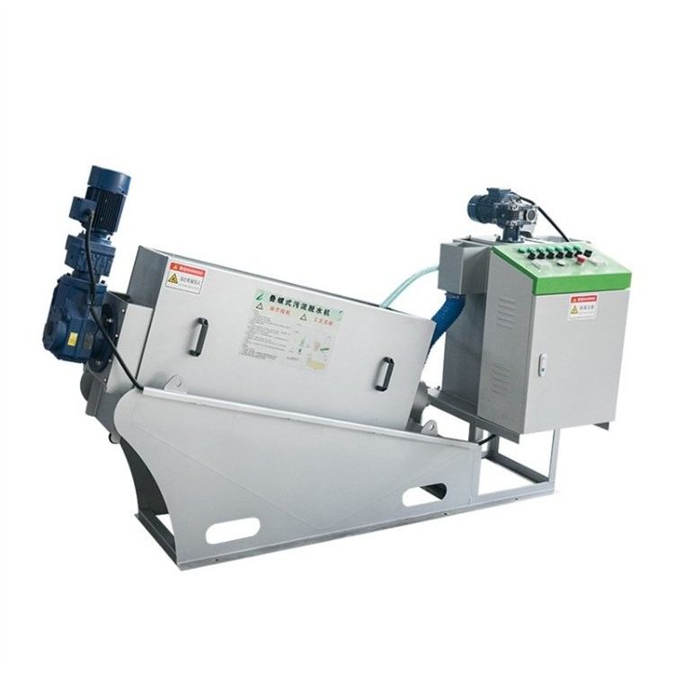 5m3 / H Máy xếp trục vít bằng thép không gỉ Nuôi trồng thủy sản Máy khử nước bùn xoắn ốc