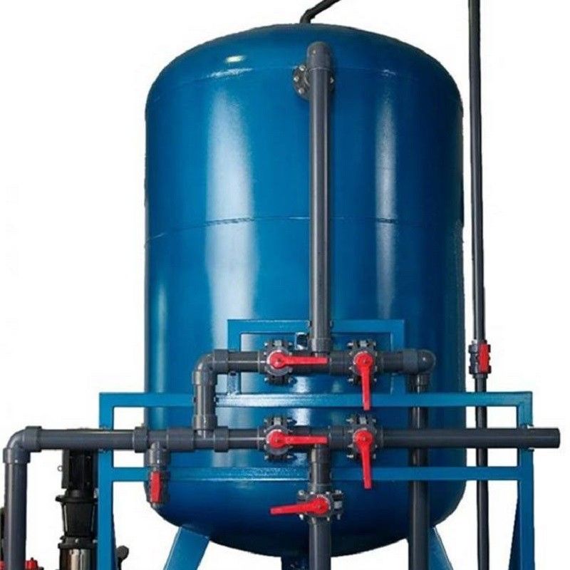 Bộ lọc than hoạt tính bằng thép cacbon 30m3 / H Bộ lọc nước ngầm Cát nông Bộ lọc đa phương tiện
