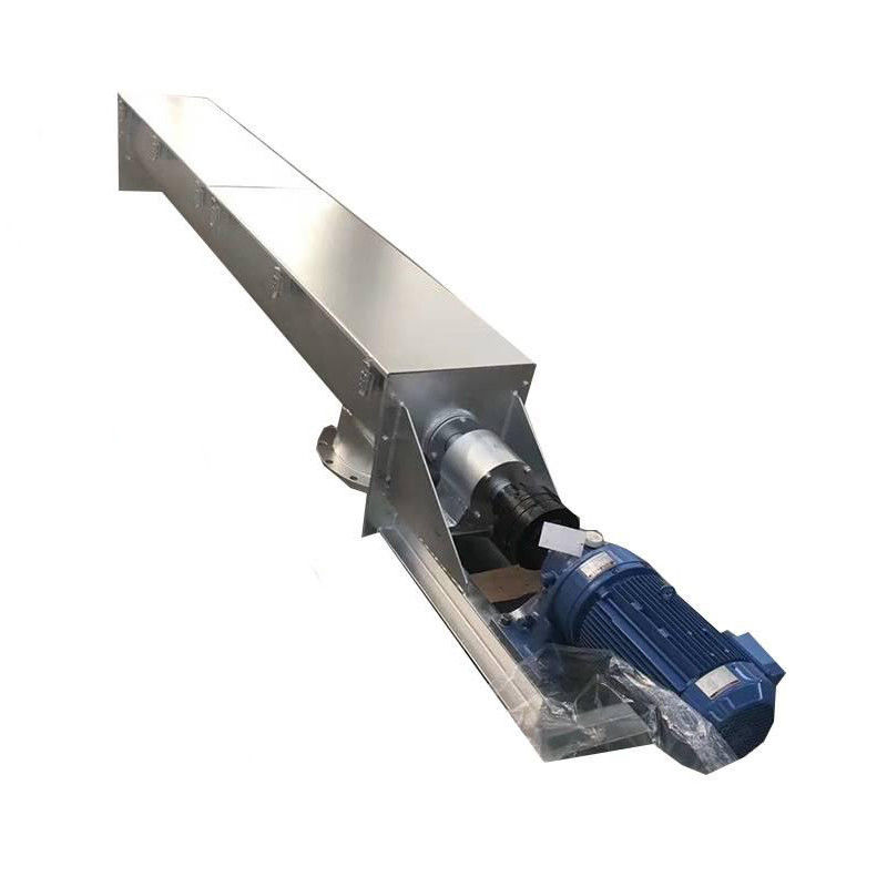 Băng tải trục vít bùn bằng thép cacbon Bột khô Vận chuyển xoắn ốc công nghiệp