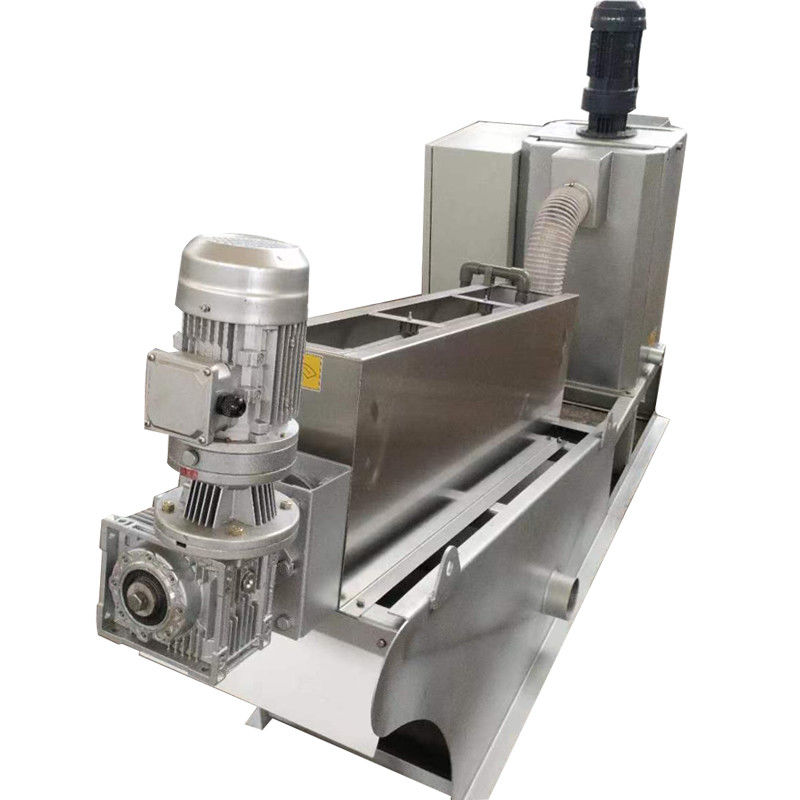 1-2500kgs / H Máy khử nước bùn Volute Máy ép trục vít đa đĩa Máy khử nước bùn