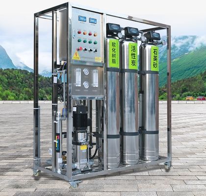 Máy lọc nước tinh khiết RO khử ion tự động Thiết bị nước mềm 500l / H Thiết bị xử lý nước
