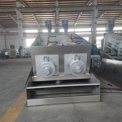 Máy tách chất lỏng rắn SS304 Máy khử nước bùn xoắn ốc Loại trục vít tự động