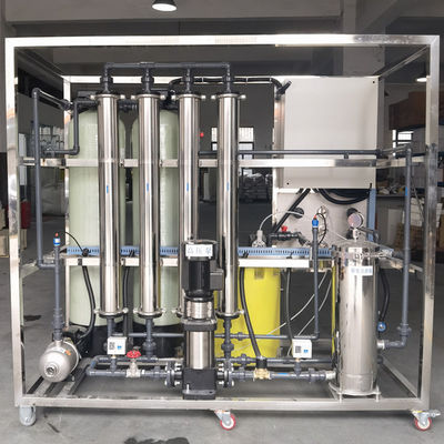 Thẩm thấu ngược RO 1T / H Cấp độ 5 Thiết bị xử lý nước khử ion Công nghiệp