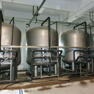Bể lọc xử lý nước đa phương tiện SS304 cho nhựa than hoạt tính cát thạch anh