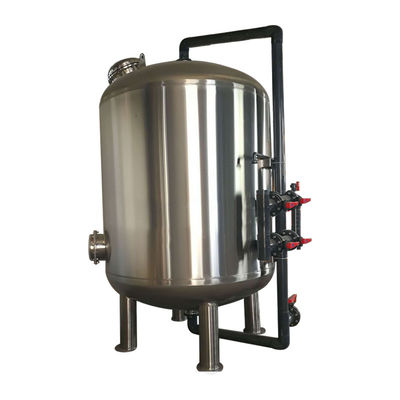 Bể lọc xử lý nước đa phương tiện SS304 cho nhựa than hoạt tính cát thạch anh