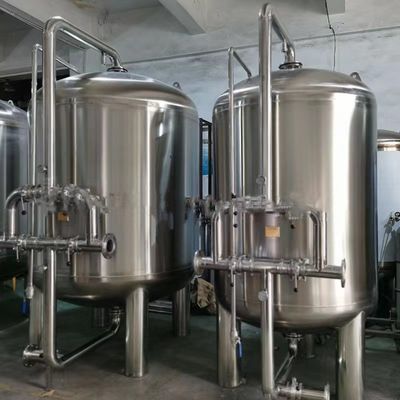 Bể lọc xử lý nước đa phương tiện SS304 cho nhựa than hoạt tính cát thạch anh