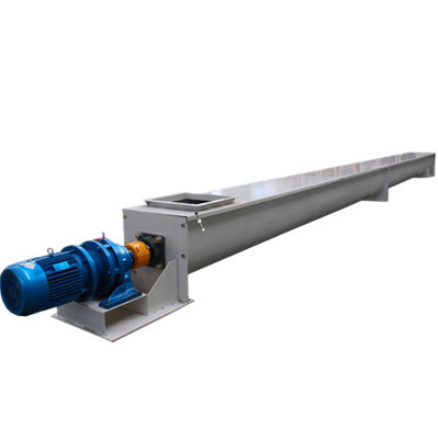Máy cấp liệu trục vít bùn không trục công nghiệp SS304 U Groove