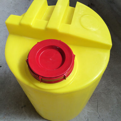 Thùng trộn nhựa đáy phẳng 200L PE PAM Hòa tan nước thải Xử lý nước thải Liều lượng thuốc thử