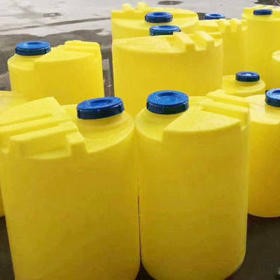 Thùng trộn nhựa đáy phẳng 200L PE PAM Hòa tan nước thải Xử lý nước thải Liều lượng thuốc thử