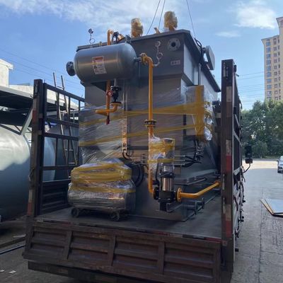 Máy tuyển nổi không khí hòa tan DAF dòng chảy ngang bằng thép không gỉ Tích hợp 50m3 / H