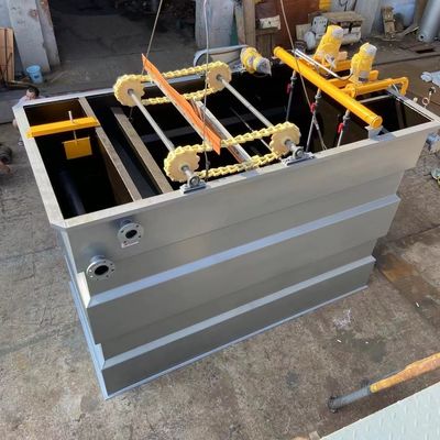Máy tuyển nổi không khí hòa tan DAF dòng chảy ngang bằng thép không gỉ Tích hợp 50m3 / H