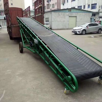 Công nghiệp hỗ trợ thép cacbon Băng tải cao su có thể di chuyển cho than mỏ ngũ cốc