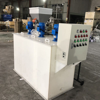 500L / H Ba hộp Tích hợp bột khô PAM Thiết bị định lượng tự động Xử lý nước thải