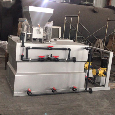 500L / H Ba hộp Tích hợp bột khô PAM Thiết bị định lượng tự động Xử lý nước thải