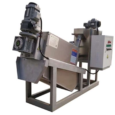 Máy khử nước bùn 10m3 / H Máy lọc cô đặc Máy ép tách chất lỏng rắn Máy xếp trục vít tích hợp