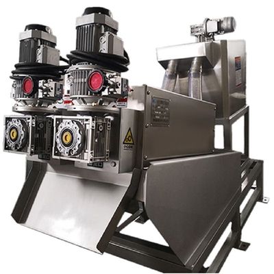 Máy khử nước bùn 10m3 / H Máy lọc cô đặc Máy ép tách chất lỏng rắn Máy xếp trục vít tích hợp