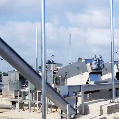 Máy khử nước bùn 10m3 / H Máy lọc cô đặc Máy ép tách chất lỏng rắn Máy xếp trục vít tích hợp