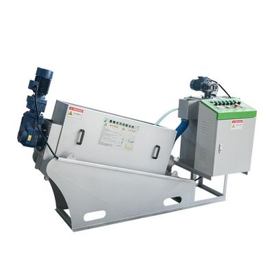 5m3 / H Máy xếp trục vít bằng thép không gỉ Nuôi trồng thủy sản Máy khử nước bùn xoắn ốc
