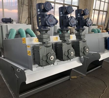 5m3 / H Máy xếp trục vít bằng thép không gỉ Nuôi trồng thủy sản Máy khử nước bùn xoắn ốc